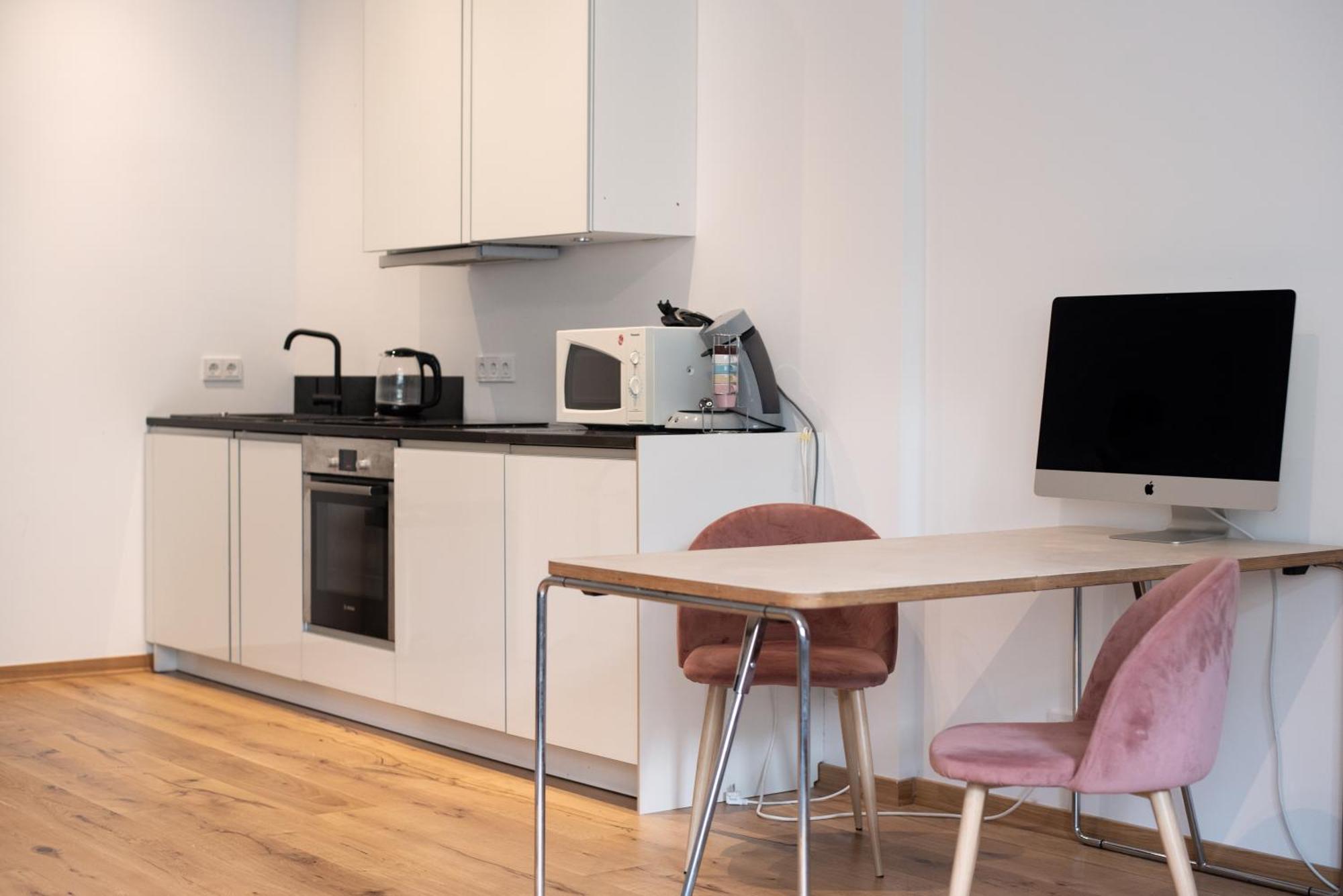 Apartment Mit Parkblick & Massagestuhl Leipzig Eksteriør billede
